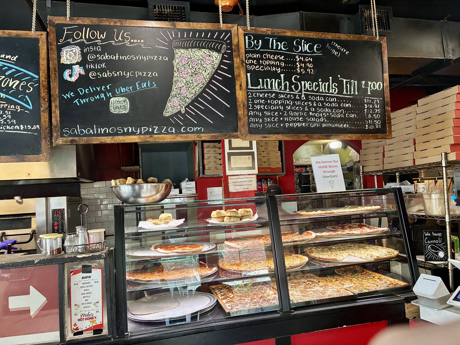 Sabatinos Authentic New York City Pizza — Restaurant in Downtown, Charleston, SC