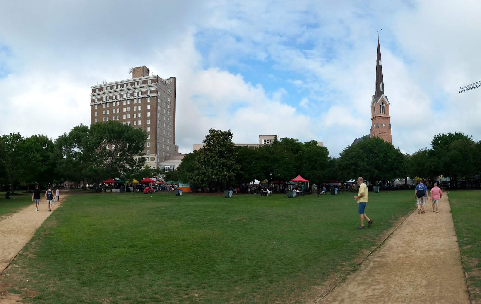 Marion Square — Activity in Downtown, Charleston, SC