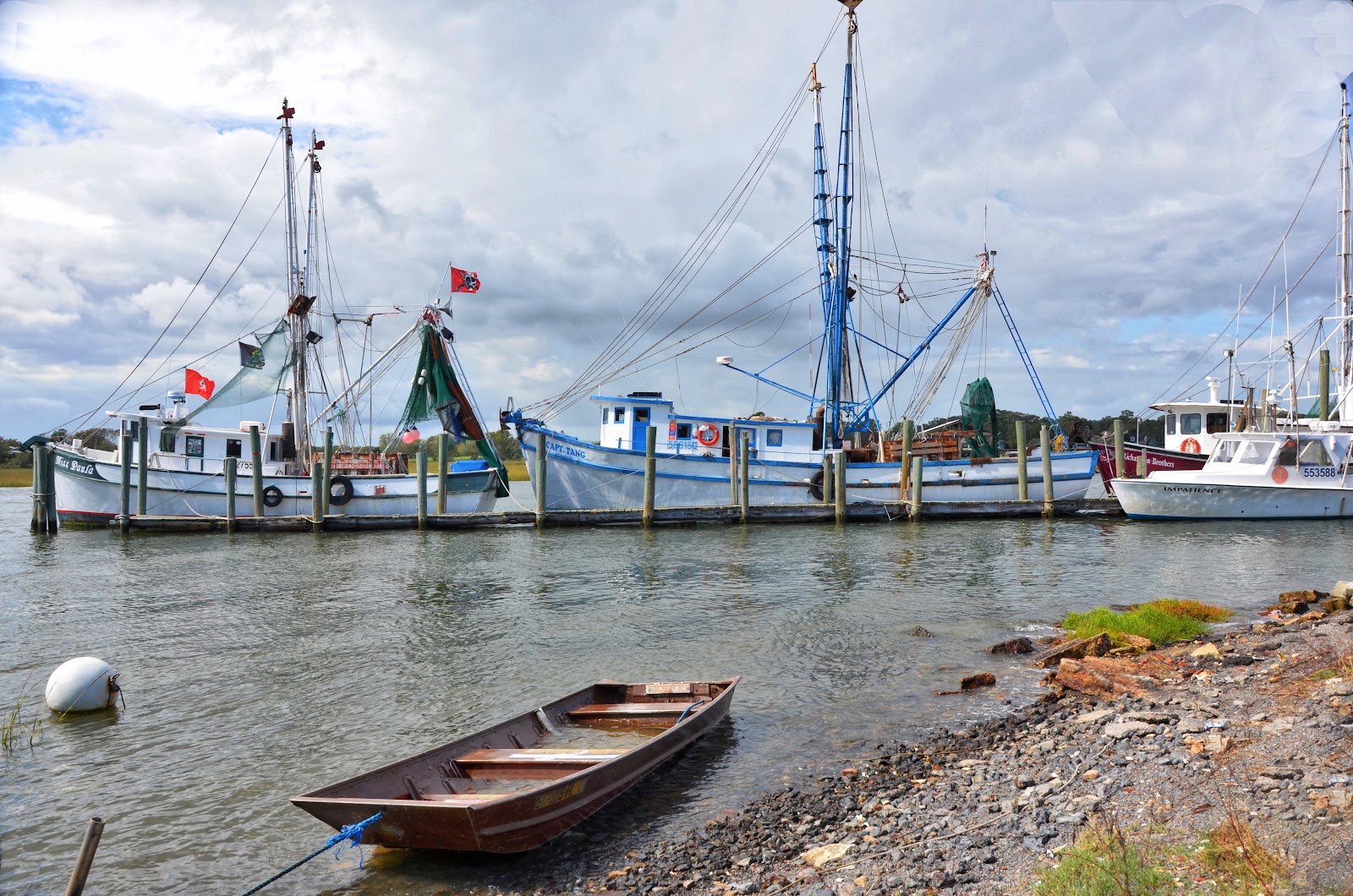 Charleston Fishing Trips — Activity in Shem Creek, Charleston, SC